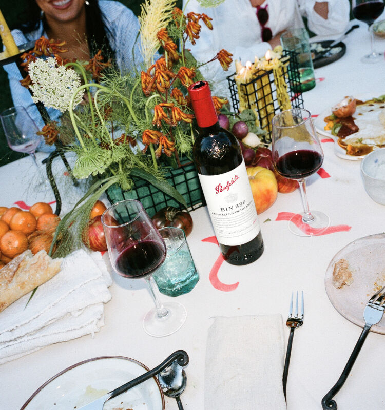 Penfolds Bin 389 on Table