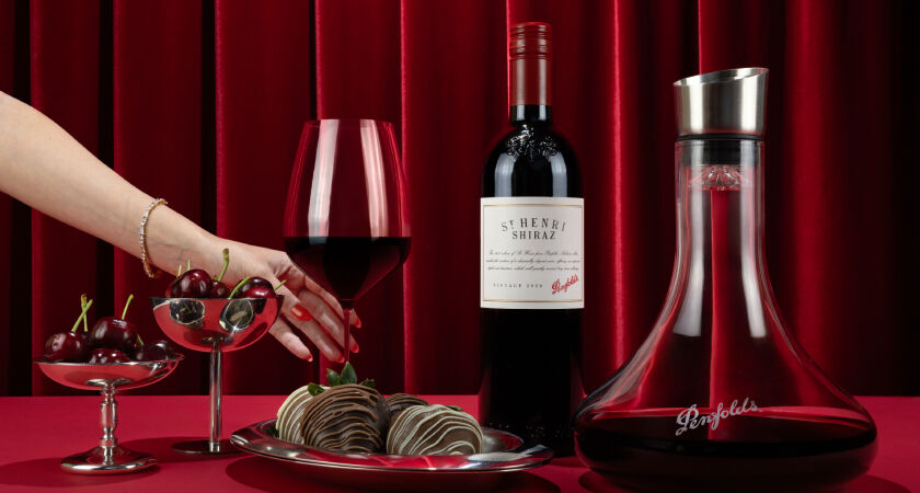 Decanting Penfolds Wine