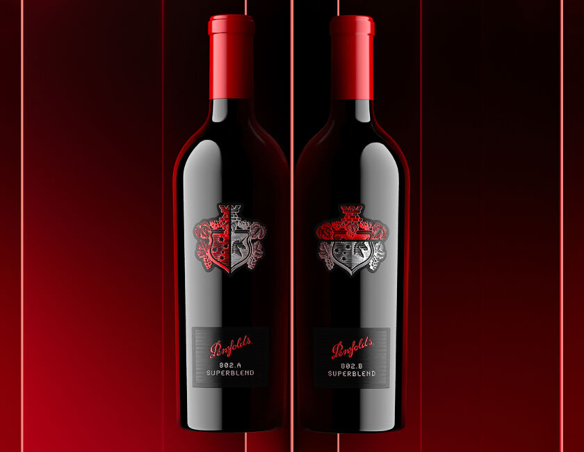 Penfolds Superblend 802.A and Superblend 802.B