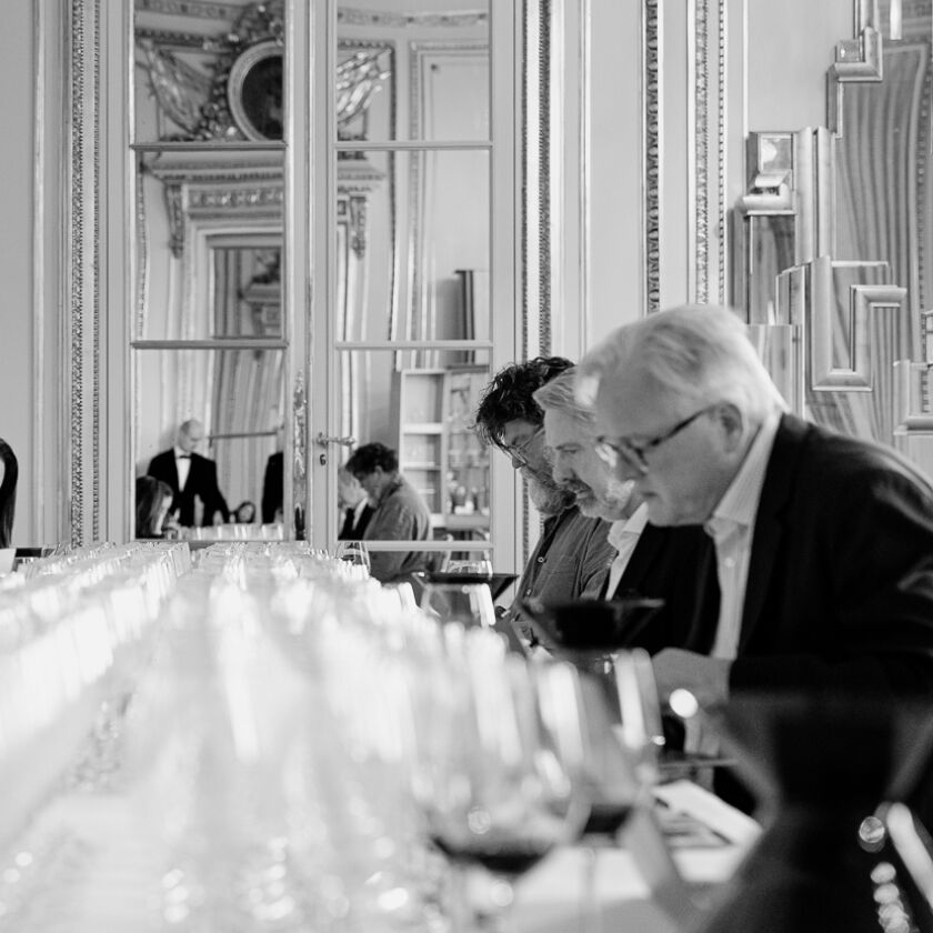 Wine Critics tasting Penfolds Wines